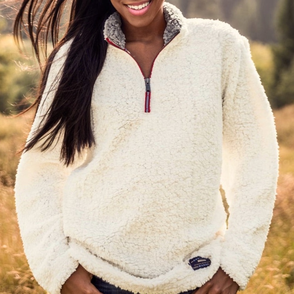 Southern Marsh • Appalachian Pile Fleece 1/4 Zip Pullover Sweater